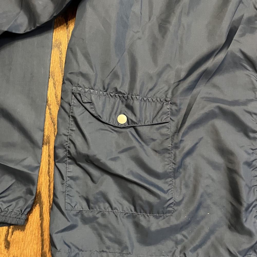 VINTAGE McGregor Jacket‎ Medium Blue Anti Breeze Full Zip Windbreaker 80s - Picture 7 of 12